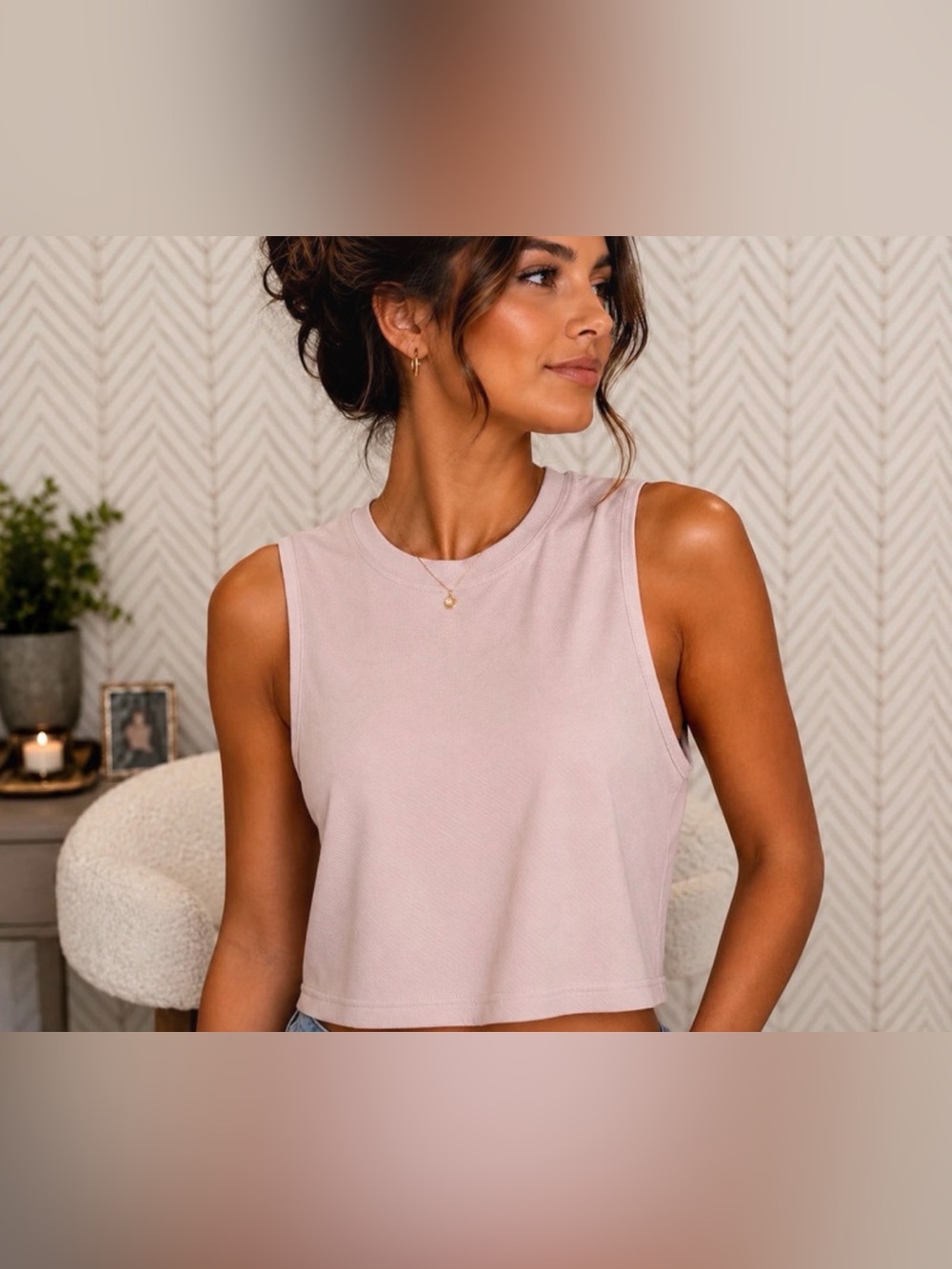 Lululemon Love Muscle Crop Tank- Size small